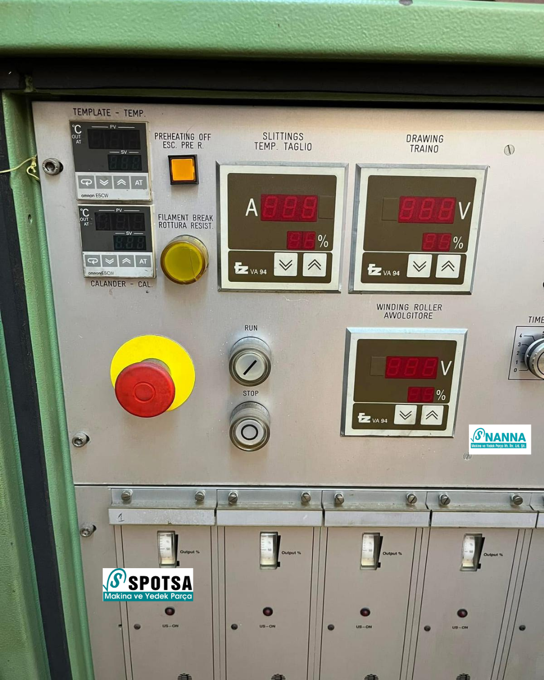 SULZER G6200 ETİKET MAKİNASI İÇİN YAKIMLI SİSTEM PANOSU